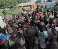 Children living in South Sudan.  Photo courtesy of Tyson Sadler.